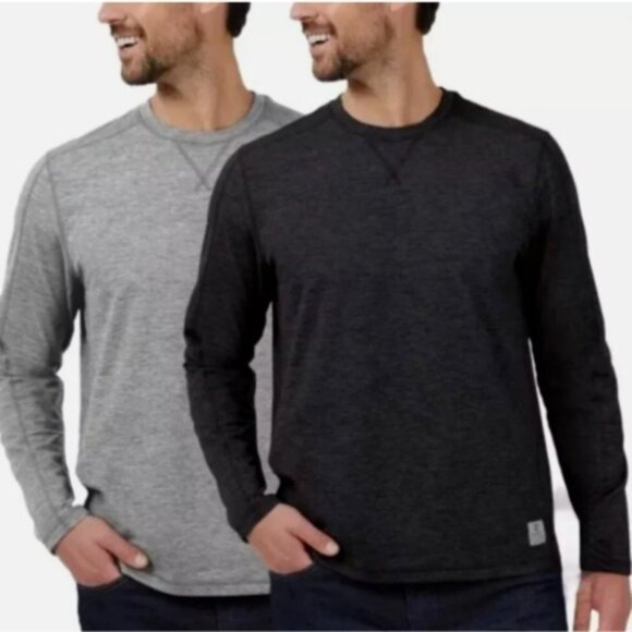 ELEMENTS Other - NEW Rugged Elements Men's XL 2-Pack Sueded Long Sleeve Crew Shirts Black & Gray